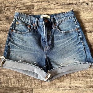 Madewell denim shorts